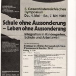 Georg Paulmichl Lesung in Reutte - am 05.05.1989, Lesung, Festsaal, Walter-Schwarzkopf-Haus in Reutte