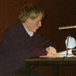 Georg Paulmichl liest aus “Verkürzte Landschaft” - am 06.04.1990, Lesung zur Buchpräsentation, Kulturhaus Lana